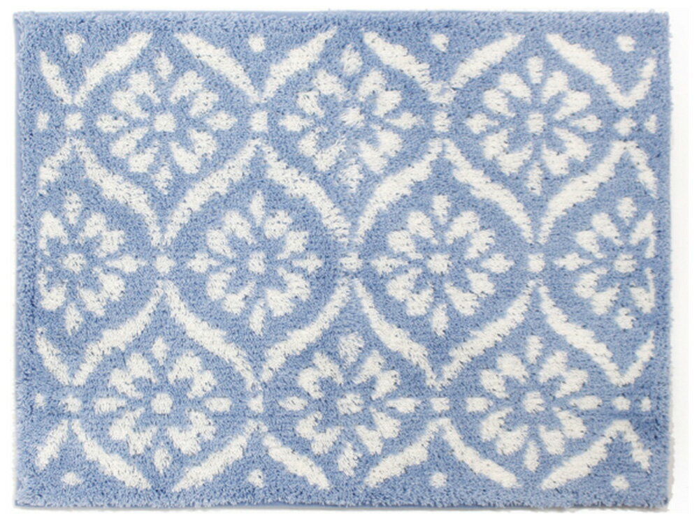 オカ 乾度良好 ボーテ バスマット 約45×60cm（ブルー） オカ3032295 [オカ3032295]