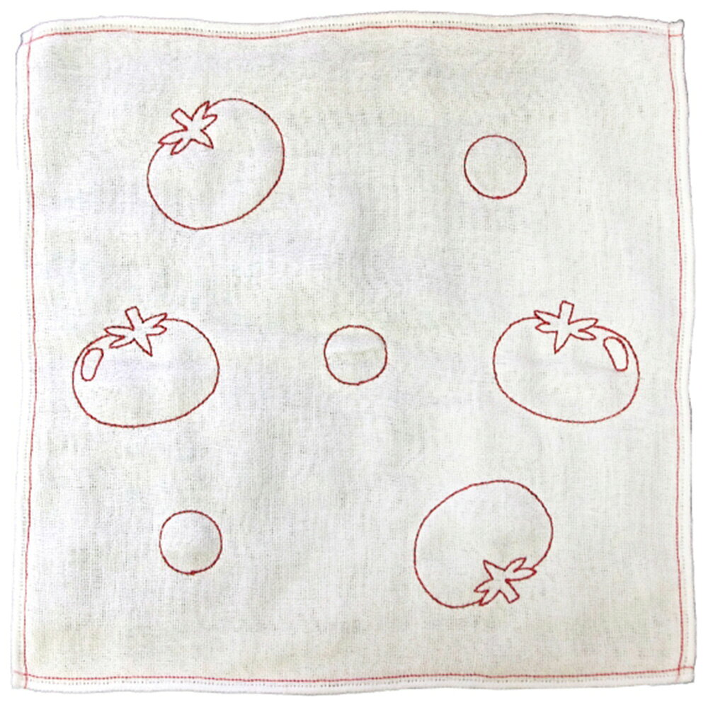 オカ Ag+イヤなニオイのしない 除菌ふきん 刺繍入り 1枚入（トマト） オカ3032664 [オカ3032664]