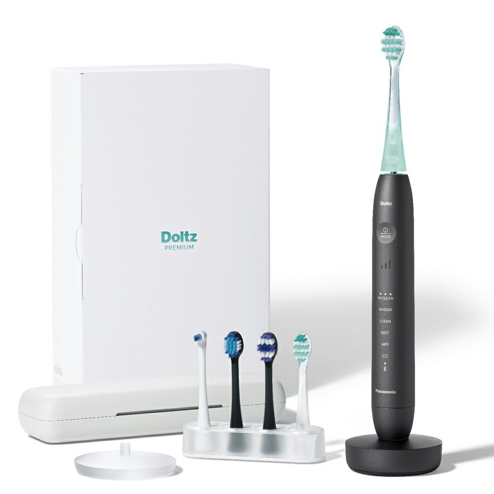 パナソニック 電動歯ブラシ(スペースブラック) EW-DT88-K Panasonic 音波振動歯ブラシ Doltz PREMIUM(ドルツ プレミアム) [E...