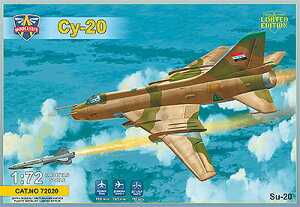 モデルスビット 1/72 露・スホーイSu-20フィッター可変翼戦闘爆撃機【MVT72020】 プラモデル