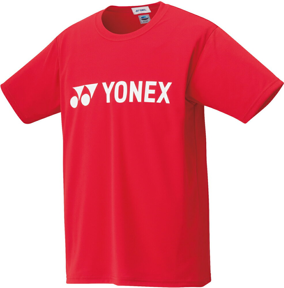 YO-16501-496-XO ヨネックス ユニセックス ドライTシャツ(サンセットレッド・サイズ:XO) YONEX