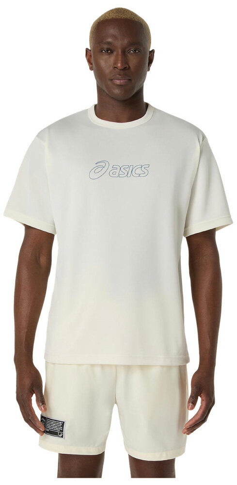 アシックス メンズ バスケットボール ショートスリーブ（アイボリー・サイズ：XL） 2063A454-201-XL asics