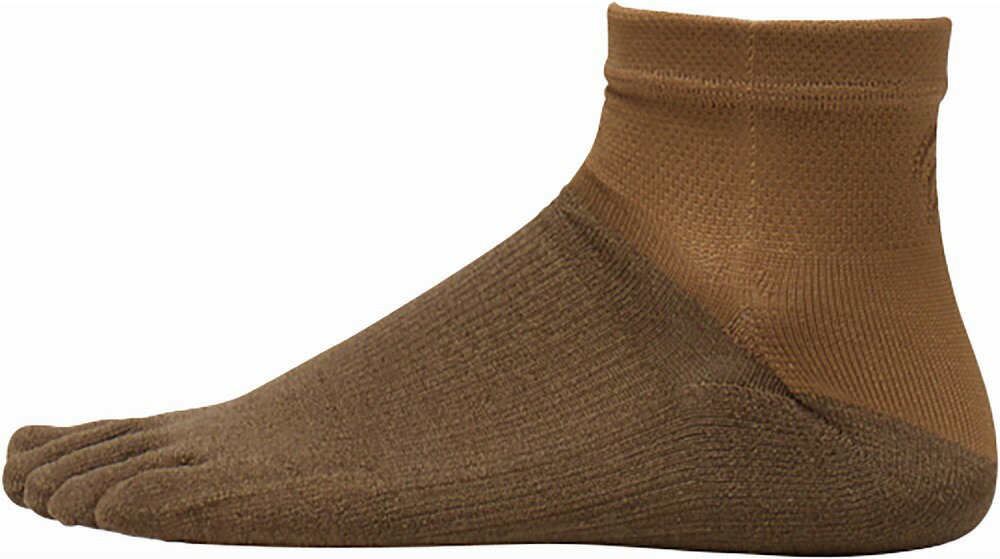 C3fit（シースリーフィット） ペーパーファイバー 5本指 ショートソックス（ブラウンゴールド・サイズ..