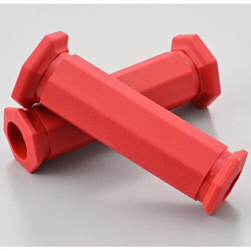 デイトナ GRIPPY GRIP GG-D-SEVEN（全長123mm / エンド貫通） レッド 61319 DAYTONA