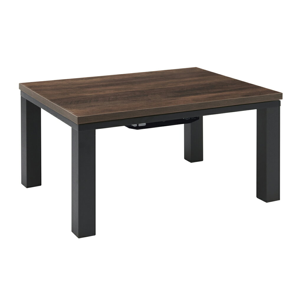 ユアサ リビングコタツ（80×60cm） YLW-860D-MBK 【暖房器具】YUASA [YLW860DMBK]