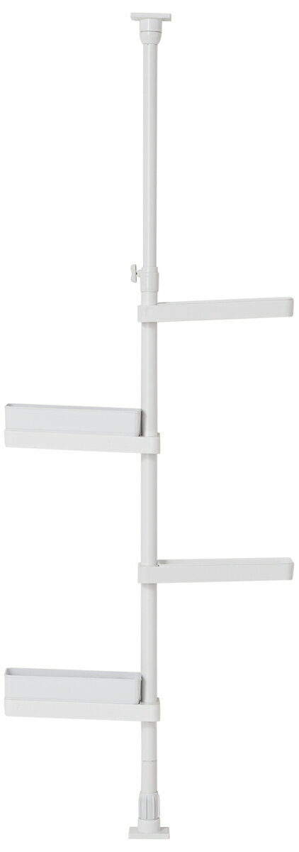 積水樹脂 つっぱり式スリムラック 高さ120〜200cm(ホワイト) TSR-SW セキスイ(SEKISUI) [TSRSWセキスイ]