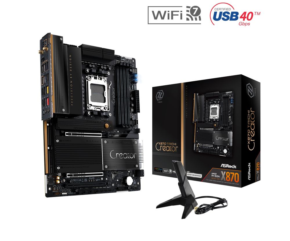 ASRock|アスロック ASRock X870 Taichi Creator マザーボード X870TAICHICREATOR