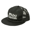 1590052 アブガルシア フラットビルメッシュキャップ (ブラック) AbuGarcia 帽子