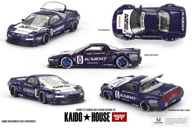 MINI-GT 1/64 �ۥ�� NSX Kaido Racing V2(���ϥ�ɥ�)��KHMG173�� �ߥ˥���