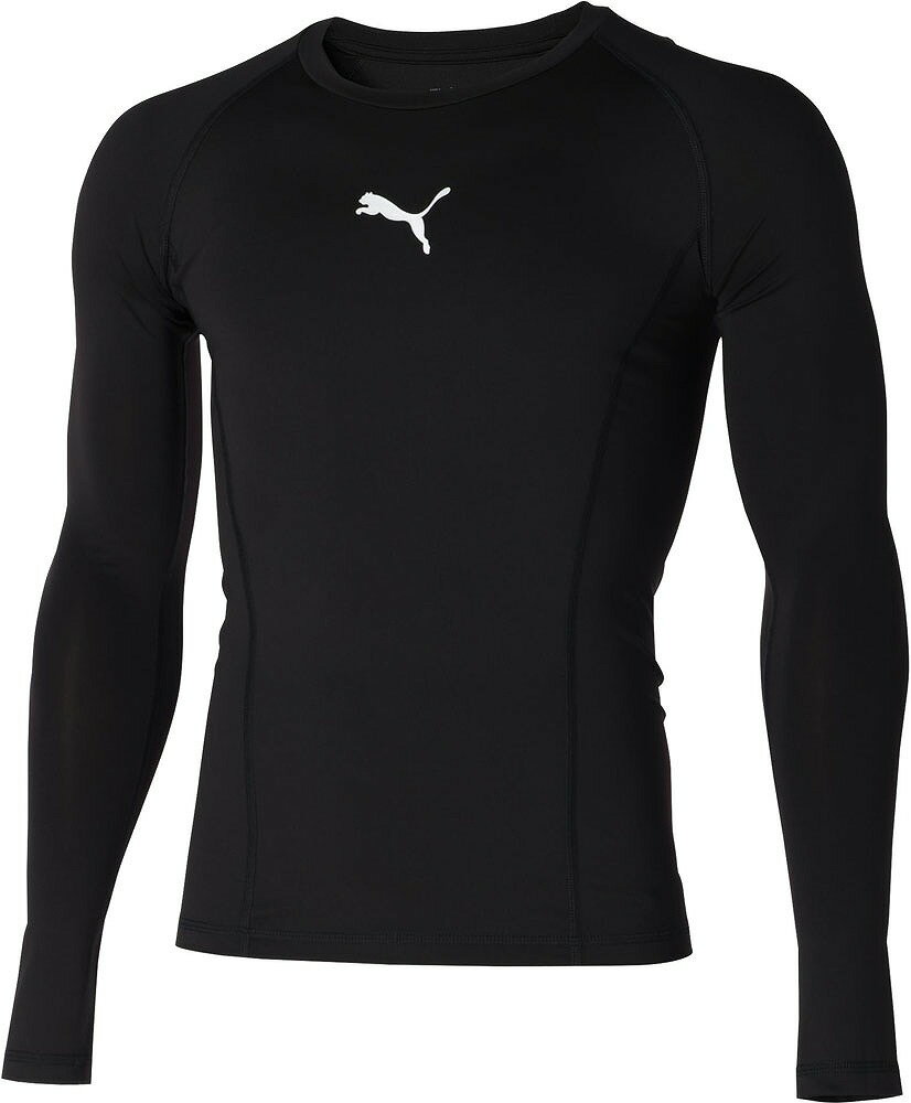 Long-Sleeved - プーマ LIGA ベースレイヤー 長袖Tシャツ（プーマブラック・サイズ：XXL） PJ-658223-03-XXL PUMA