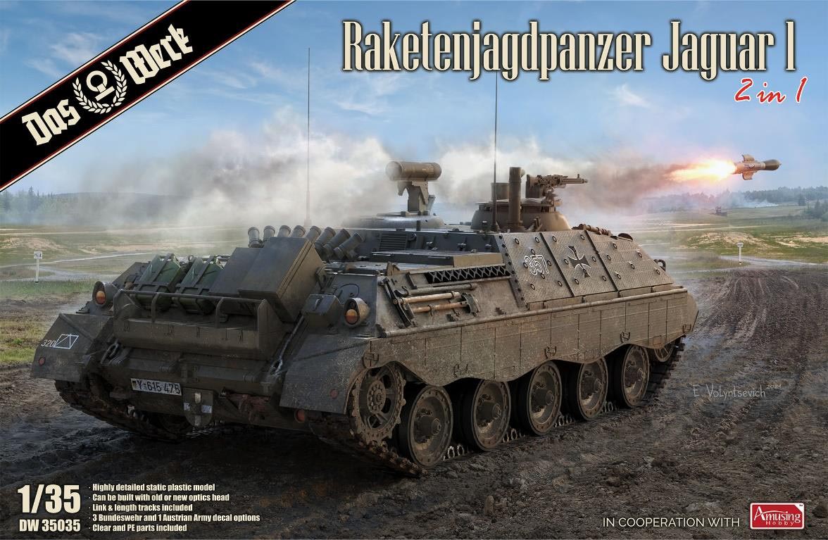 ダス・ヴェルク 1/35 ラケーテンヤークトパンツァー ヤグアル1 (2 in 1)【USCDW35035】 プラモデル