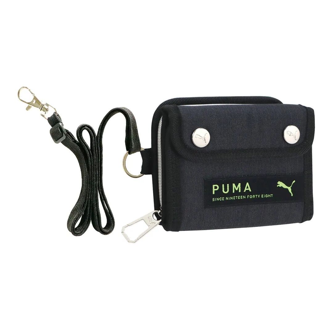 クツワ PUMA ダブルホックLCPウォレット（ブラック） kutsuwa PM383BK