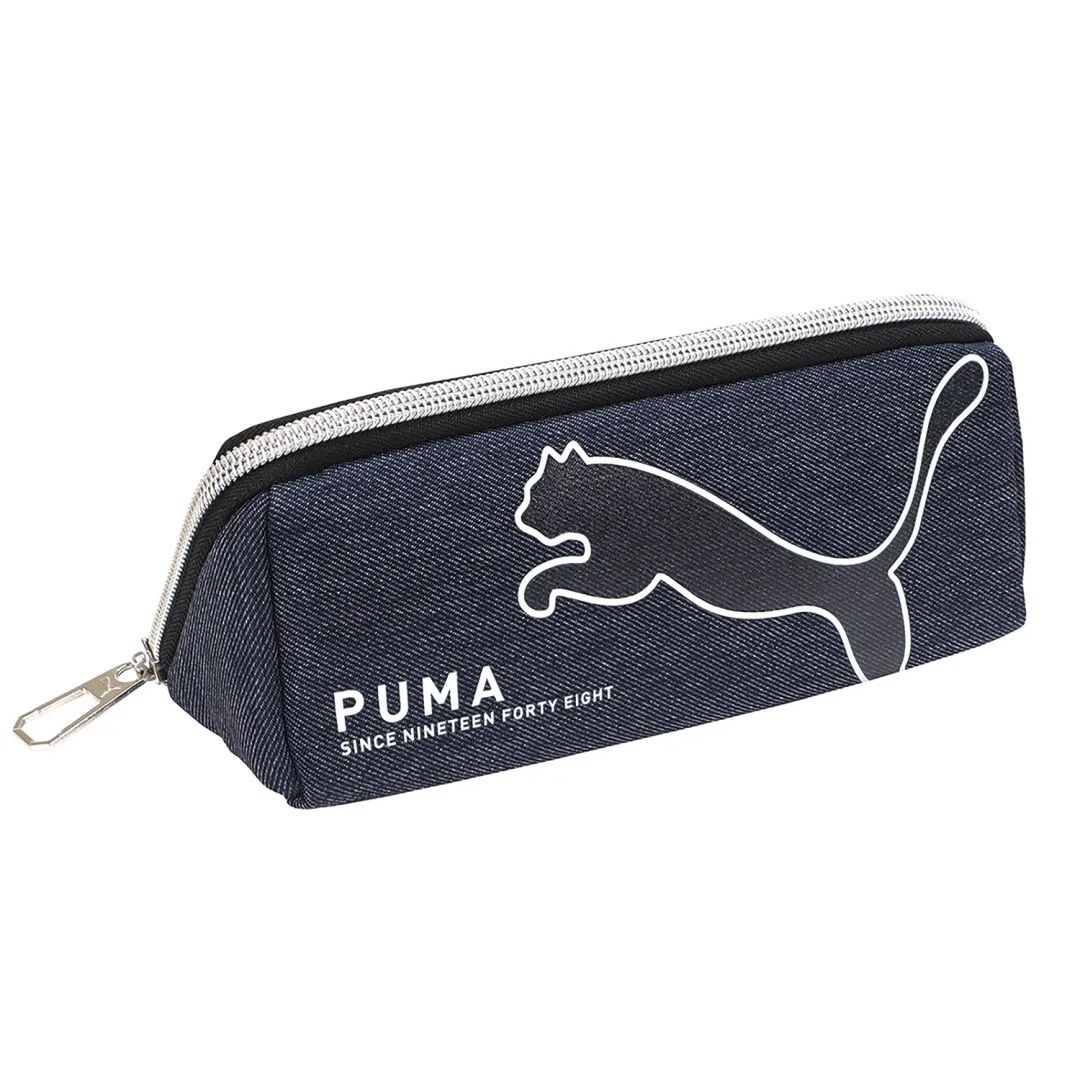 クツワ PUMA トライトレーペンケース（ネイビー（白ロゴ）） kutsuwa PM406NB