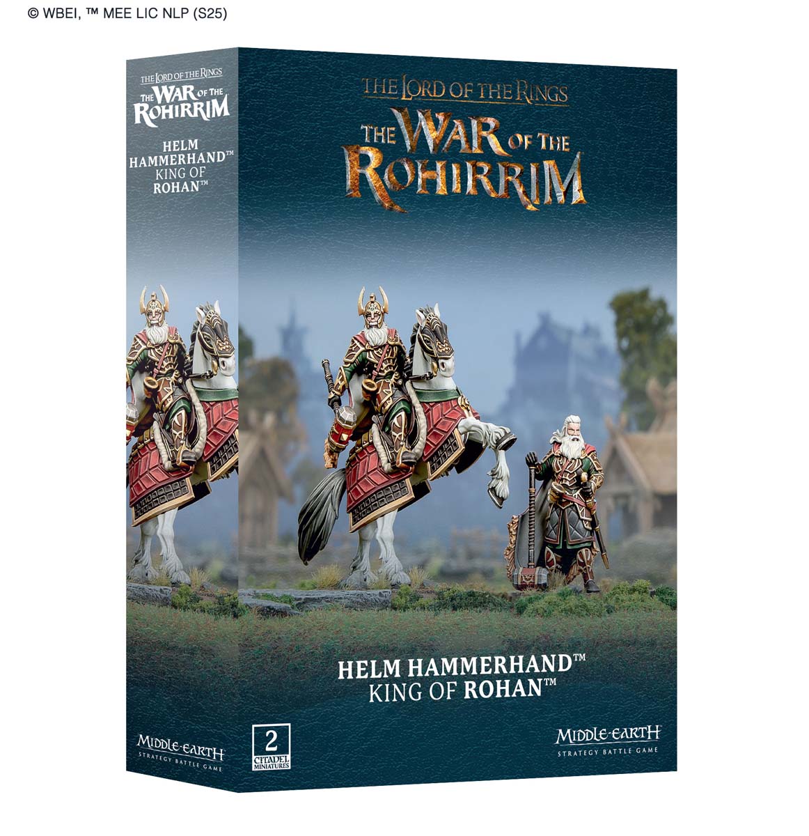 ゲームズワークショップ M-E Sbg：Helm Hammerhand King Of Rohan ミドルアース