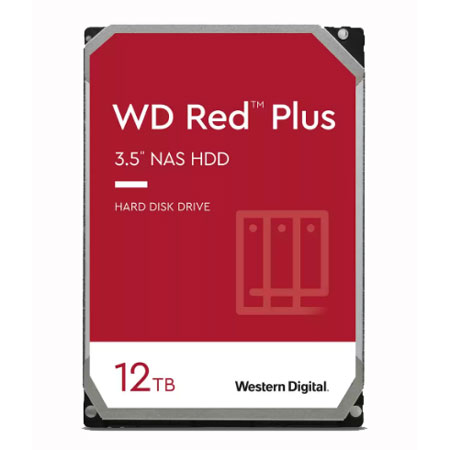 Western Digital（ウエスタンデジタル） 3.5インチ NASハードディスクドライブ WD Red Plus 12TB 簡易パッケージ NAS向けモデル WD120EFBX