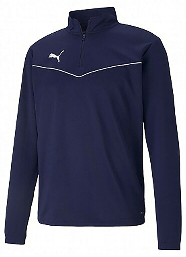PJ-657643-06-XXL プーマ TEAMRISE 1/4 ジップトップ(ピーコート/プーマホワイト・サイズ:XXL) PUMA PJ-657643-06-XXL プーマ TEAMRISE 1/4 ジップトップ(ピーコート/プーマホワイト・サイズ:XXL) PUMA