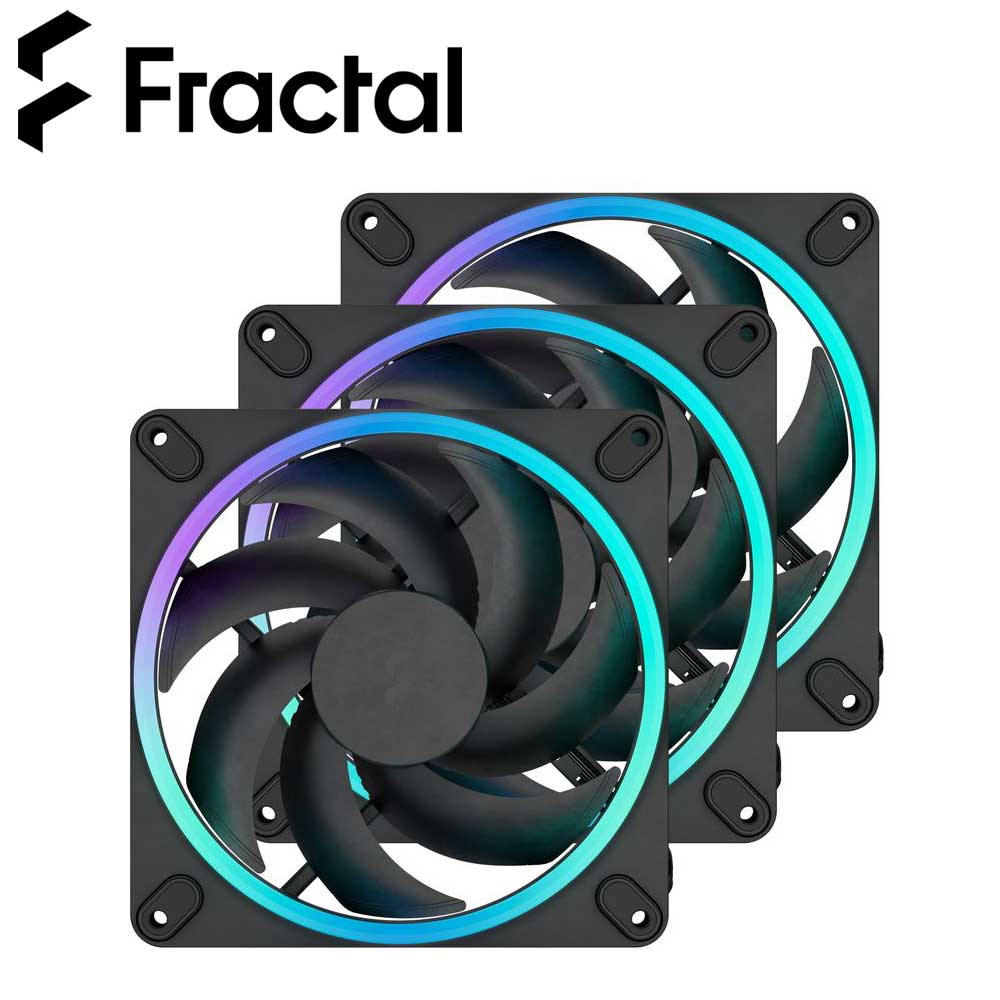 Fractal Design�åե饯����ǥ����� 140mm�� �ե��� Momentum 14 RGB 3�ĥѥå��ʥ֥�å��� FD-F-MR1-1403