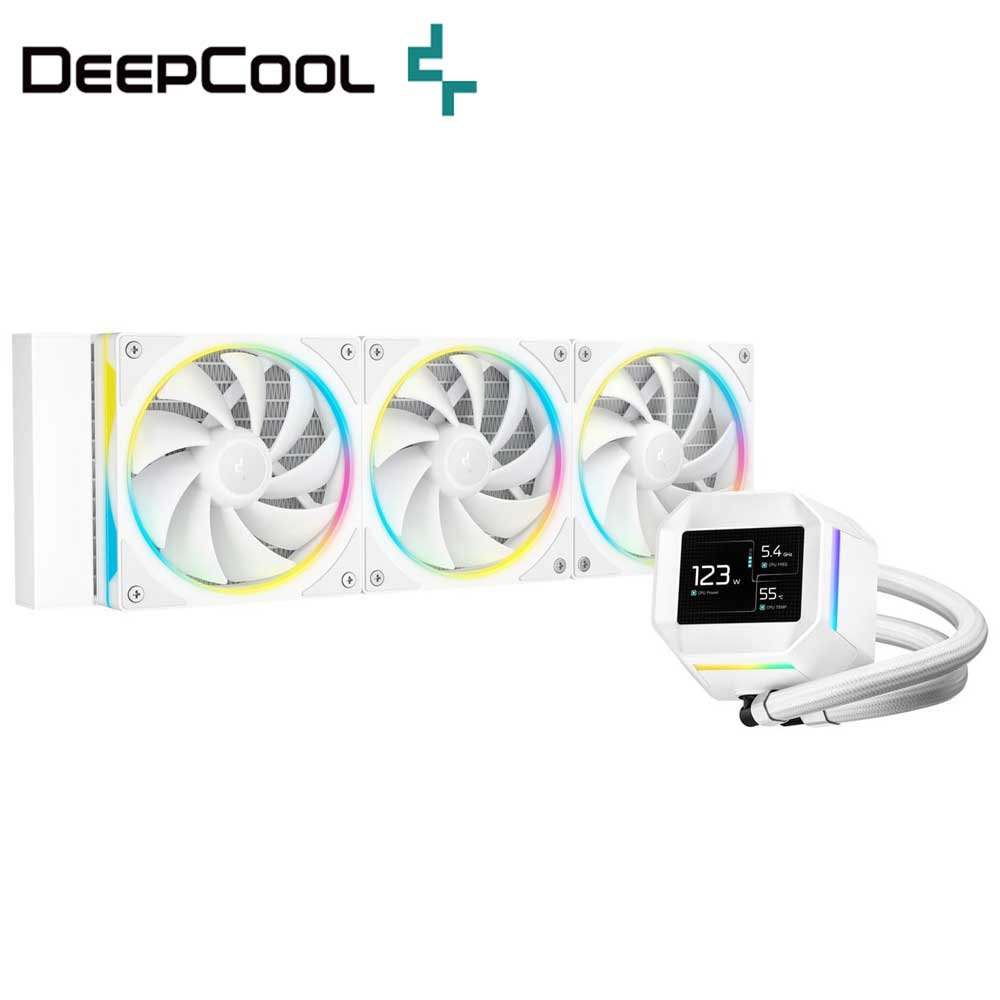 DeepCool｜ディープクール 水冷一体型CPUクーラー LM360 WH（ホワイト） R-LM360-WHDMMC-1のサムネイル
