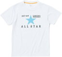 CN-CB431352-1100-140 コンバース ジュニアプリントTシャツ(ホワイト・サイズ:140cm) CONVERSE