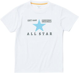 CN-CB431352-1100-150 コンバース ジュニアプリントTシャツ（ホワイト・サイズ：150cm） CONVERSE