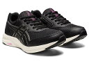 1292A054-001-23.5 アシックス レディース ゲルファンウォーカー（ブラック・23.5cm） asics walking