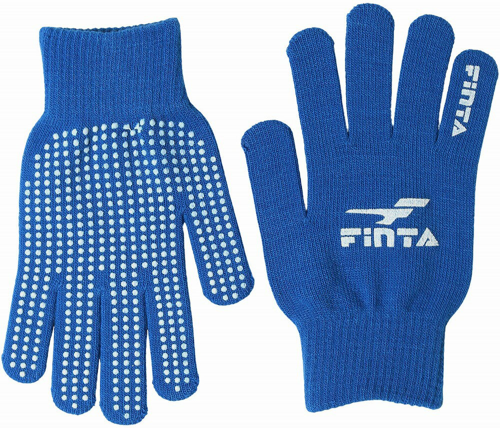 FINTA（フィンタ） ニットグローブ（ブルー・サイズ：F） FNT-FT3510-2100-F サッカー・フットサル用