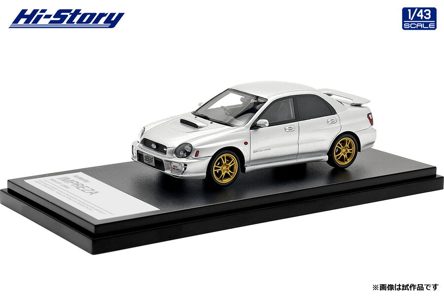 ハイストーリー 1/43 SUBARU IMPREZA WRX STi (2001)プレミアムシルバー・メタリック【HS401SL】 ミニカー