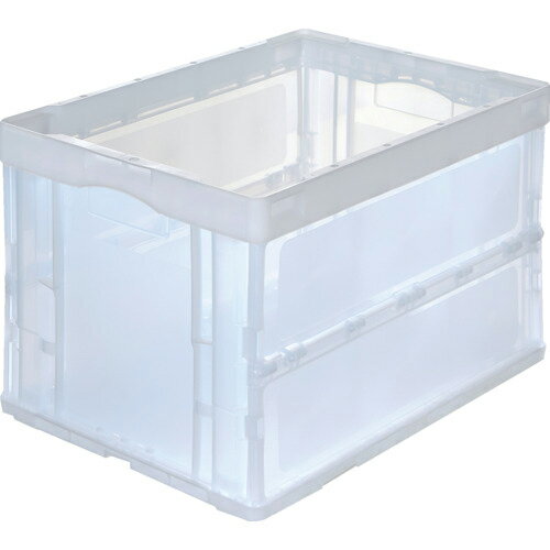 トラスコ中山 オリコン 折りたたみコンテナ50L（透明） CRS50N2-TM トラスコ中山