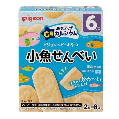 元気アップカルシウム 小魚せんべい 24g（2枚×6袋） （6ヵ月～） ピジョン PゲンキUP CAコザカナセンベイ 1