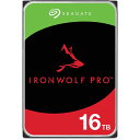 Seagate（シーゲイト） 3.5インチ 内蔵ハードディスク 16TB（NAS向けモデル） IronWolf Pro（NAS向けモデル） ST16000NT001