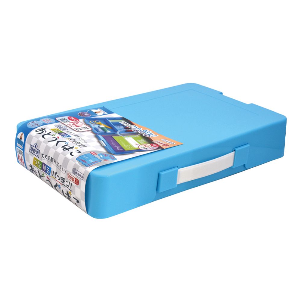 デビカ つながるパッチン！おどうぐばこ 手さげ付き（ブルー） debika 41440