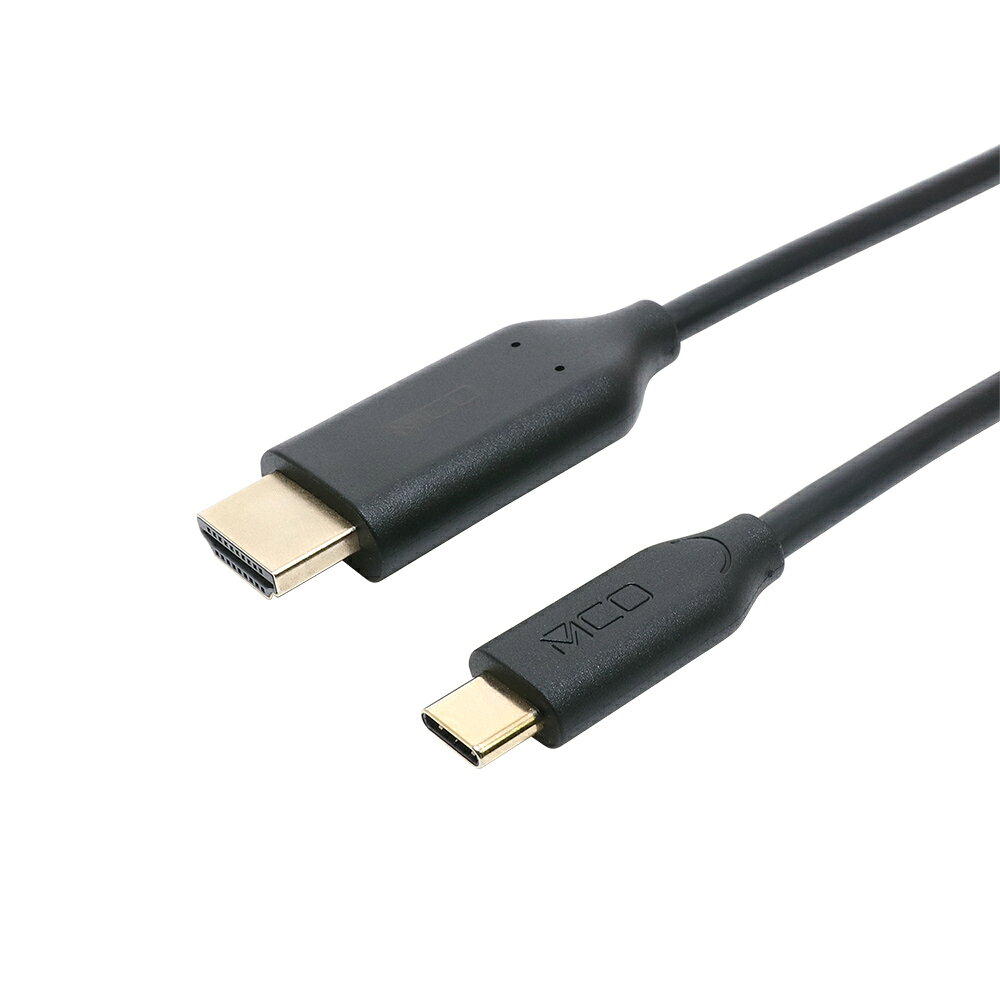 MCO USB Type-C-HDMI変換ケーブル 1m（ブラック） USD-FH10/BK