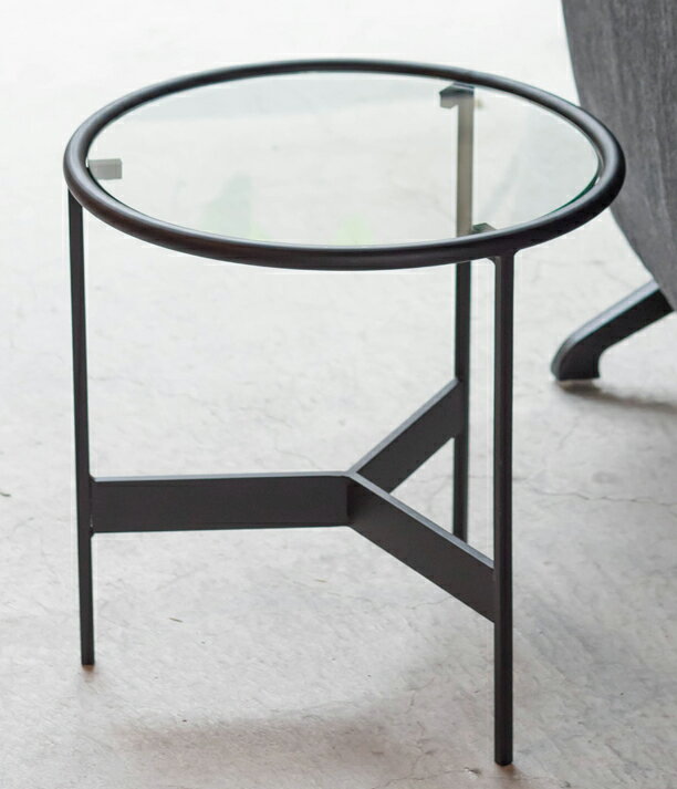 東谷 ラウンドガラステーブルS HIT-240 [HIT240]