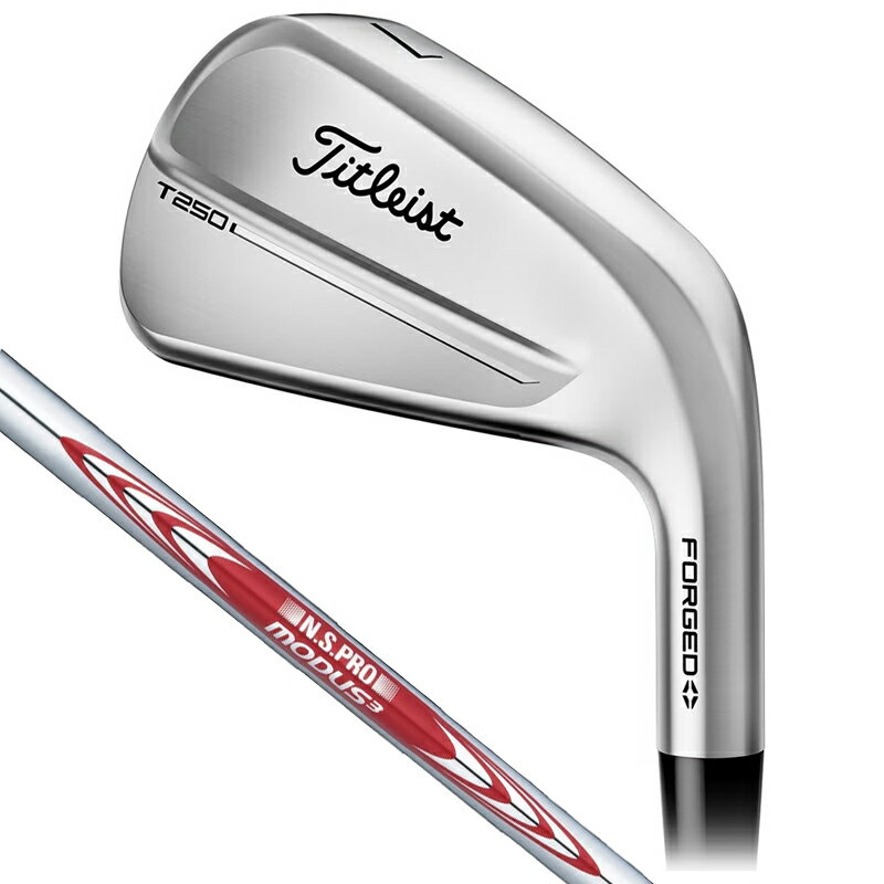 タイトリスト T250 アイアン 6本セット (#5～#9、P) 【N.S.PRO MODUS3 TOUR 105 シャフト・フレックス：S】 561RS1S5PJ Titleist ゴルフ ゴルフクラブ