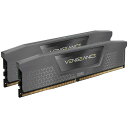CORSAIR|コルセア PC5-44800(DDR5-5600)DIMM 64GB(32GB×2)VENGEANCE(グレー) CMK64GX5M2B5600Z40