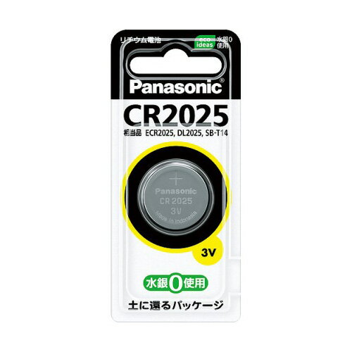 CR2025P パナソニック リチウムコイン電池×1個 Panasonic CR2025 CR2025PNA