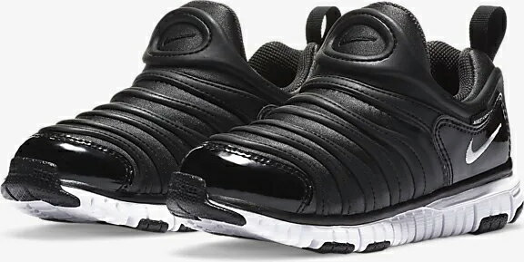 ナイキ キッズ スリッポン ダイナモ フリー（アンスラサイト/ブラック/ホワイト・サイズ：19.0cm） 343..