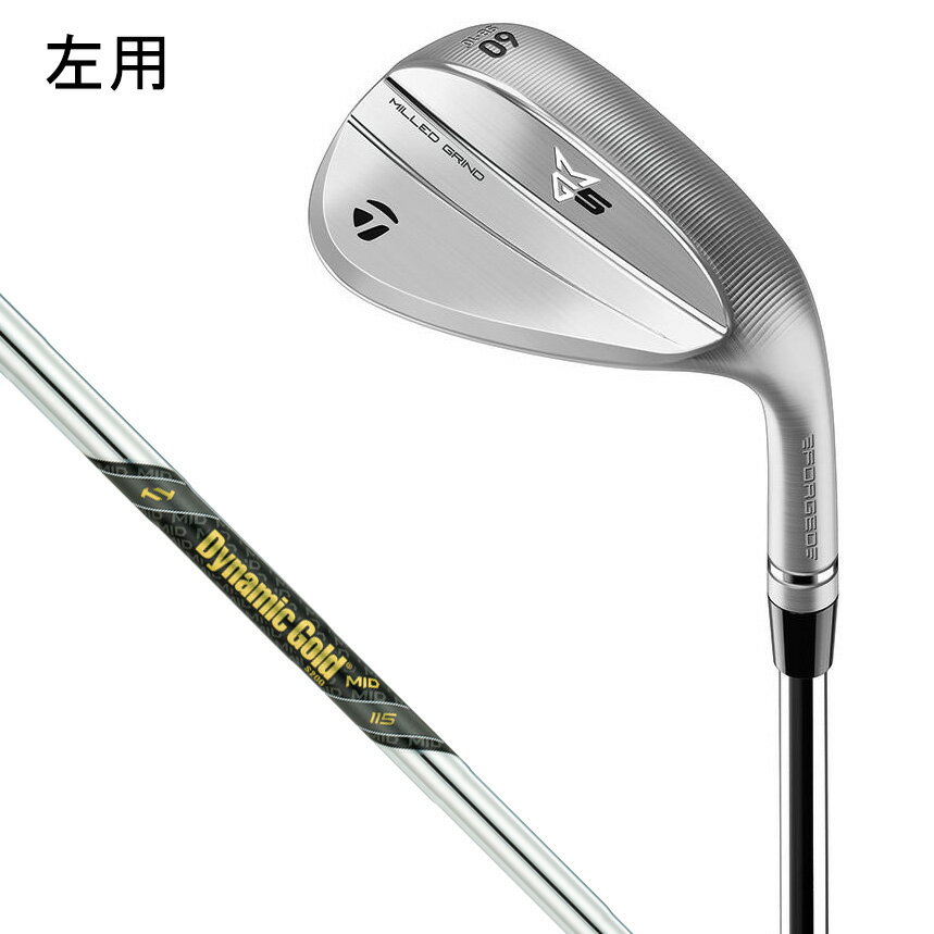 テーラーメイド MG5 ウェッジ 56° 左用 SB グラインド（Dynamic Gold MID 115 シャフト・S200） TM-MG5CH-LB-56SB-DG TaylorMade ミルドグラインド5 スタンダードバウンス レフティ M1785309 ゴルフ ゴルフクラブ ウエッジ