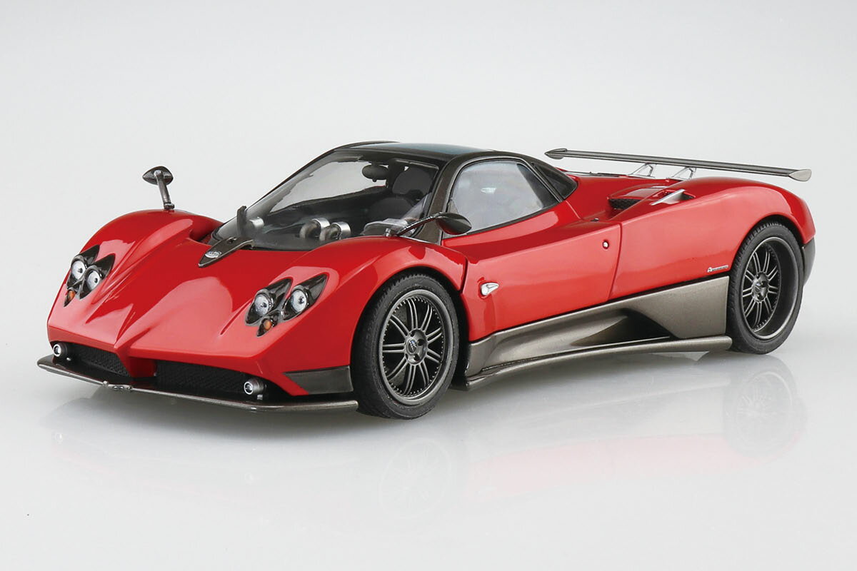 アオシマ 1/24 ザ・スーパーカー No.19 '05 パガーニ ゾンダ F【02869】 プラモデル