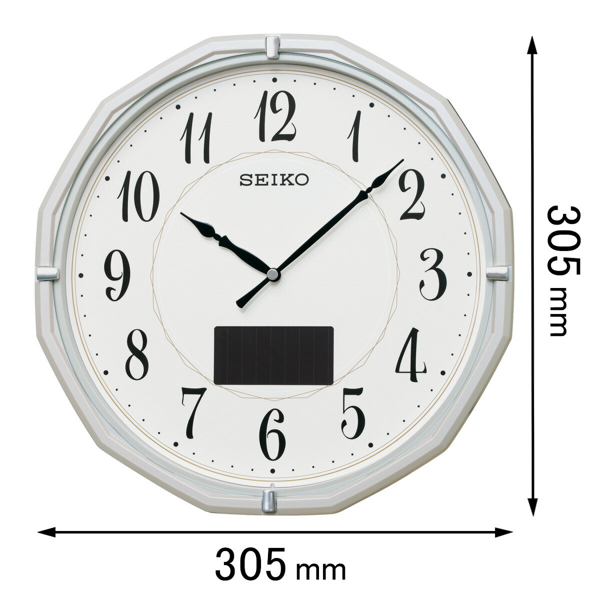 セイコー 電波掛け時計 SF-244-W [SF244W]【返品種別A】