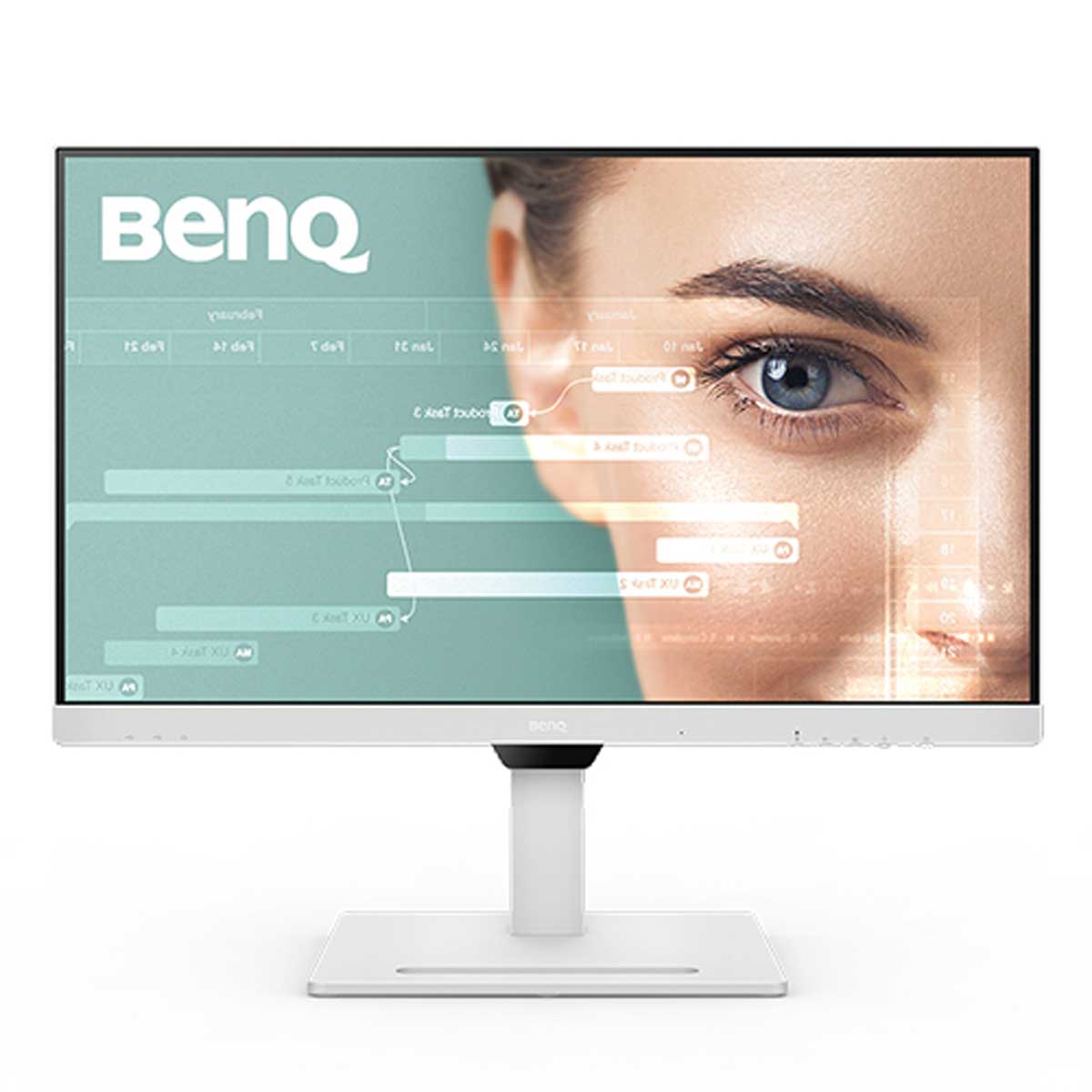 BenQ（ベンキュー） 31.5型ワイド スタイリッシュアイケアディスプレイ（WQHD/IPS/USB Type-C 65W給電/HDMI/DP/ ブルーライト軽減プラス/フリッカーフリー/ピーカー付き(2W×2)/マイク付き/高さ調整/ピボット機能 GW3290QT-JP