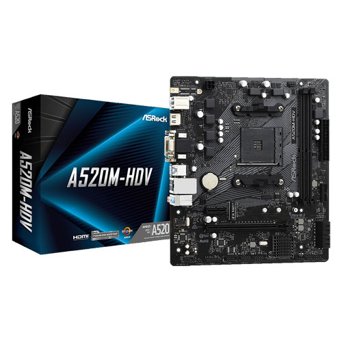 ASRock アスロック ASRock A520M-HDV / Micro ATX対応マザーボード A520M-HDV