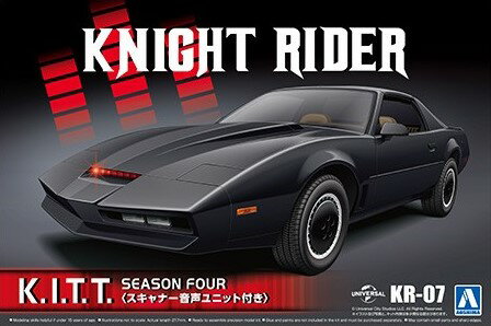 アオシマ 【再生産】1/24 ムービーメカ No.KR-07 ナイトライダー ナイト2000 K.I.T.T. シーズンIV スキャナー音声ユニット付き【65617】 プラモデル