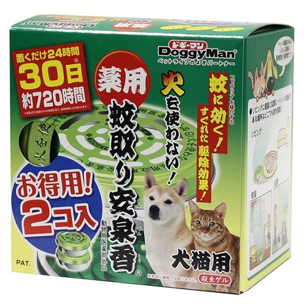 ペット用品 薬用蚊取り安泉香 お得用 2コ入り ドギーマンハヤシ カトリアンセンコウオトク2コイリ