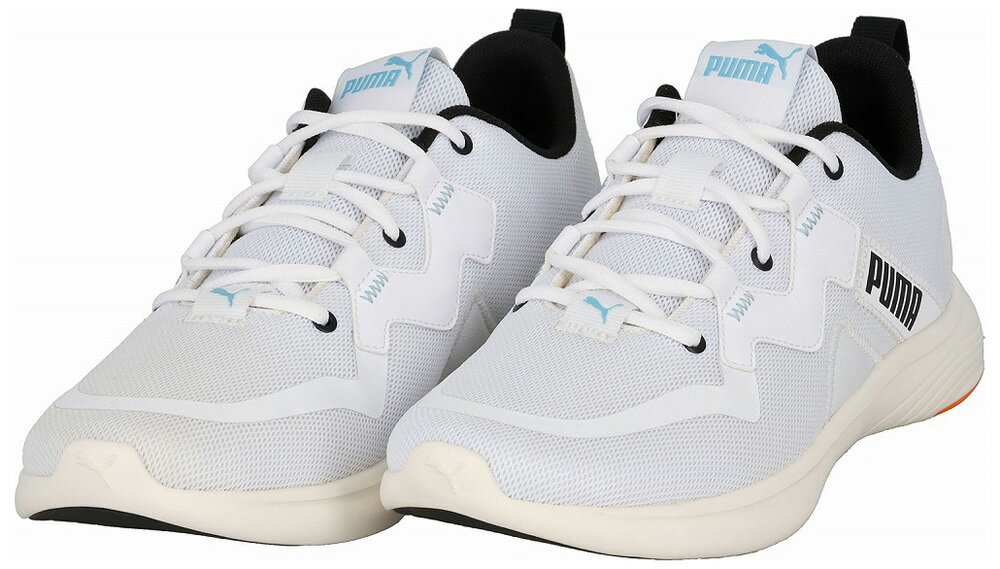 プーマ ユニセックス SOFTRIDE バイタル 2（PUMA White-PUMA Black-Aqua・サイズ：28.0cm） PJ-31200204-280 PUMA(4.0)
