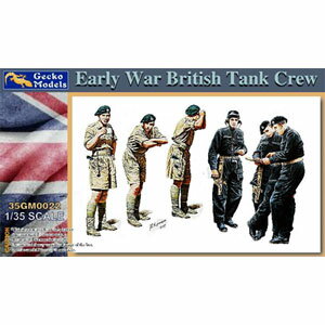 ゲッコー・モデル 1/35 WW.II前期 英軍戦車クルー(6体セット) 【GEC35GM0022】 プラモデル