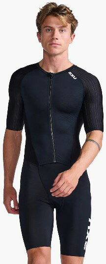 2XUʥġॺ桼 MT6426D-BLK/WHT-XS 2XU  ȥ饤󥦥꡼֥ ȥ饤ġBLK/WHTXS 2XU Aero Sleeved Trisuit