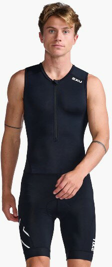 2XU（ツー・タイムズ・ユー） MT6437D-BLK/WHT-S 2XU メンズ トライアスロンウェアコア トライスーツ（BLK/WHT・サイズ：S） 2XU Core ..