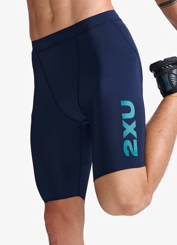 2XU（ツー・タイムズ・ユー） MT6430B-MDN/JDE-M 2XU メンズ トライアスロンウェアエアロ トライショーツ（MDN/JDE・サイズ：M） 2XU A..