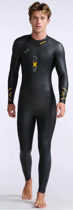 2XU（ツー・タイムズ・ユー） MW4991C-BLK/AMB-S 2XU メンズ トライアスロン用ウェットスーツP:1 プロペルウェットスーツ（BLK/AMB・サ..